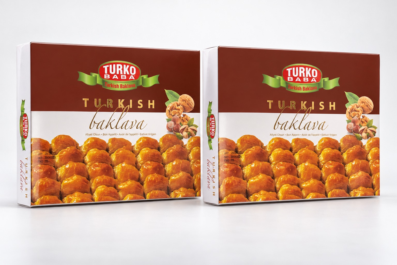 2'Li Karışık Baklava Özel Beyaz Kutu