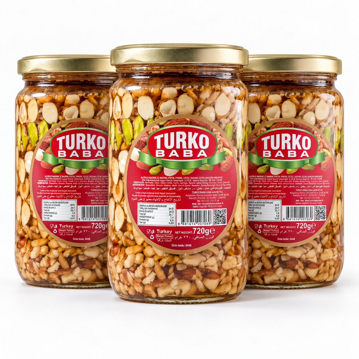 3'Lü Çerez Tatlısı (720 Gr)