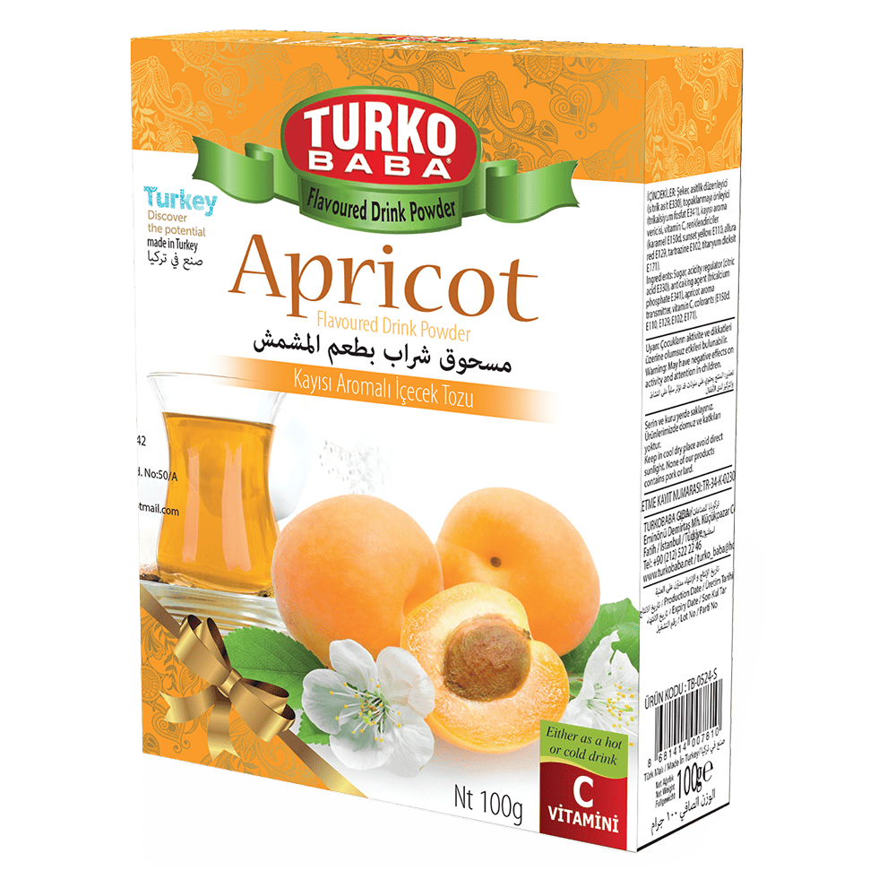 4'Lü Kayısı Aromalı Toz İçecek ( 300 Gr )