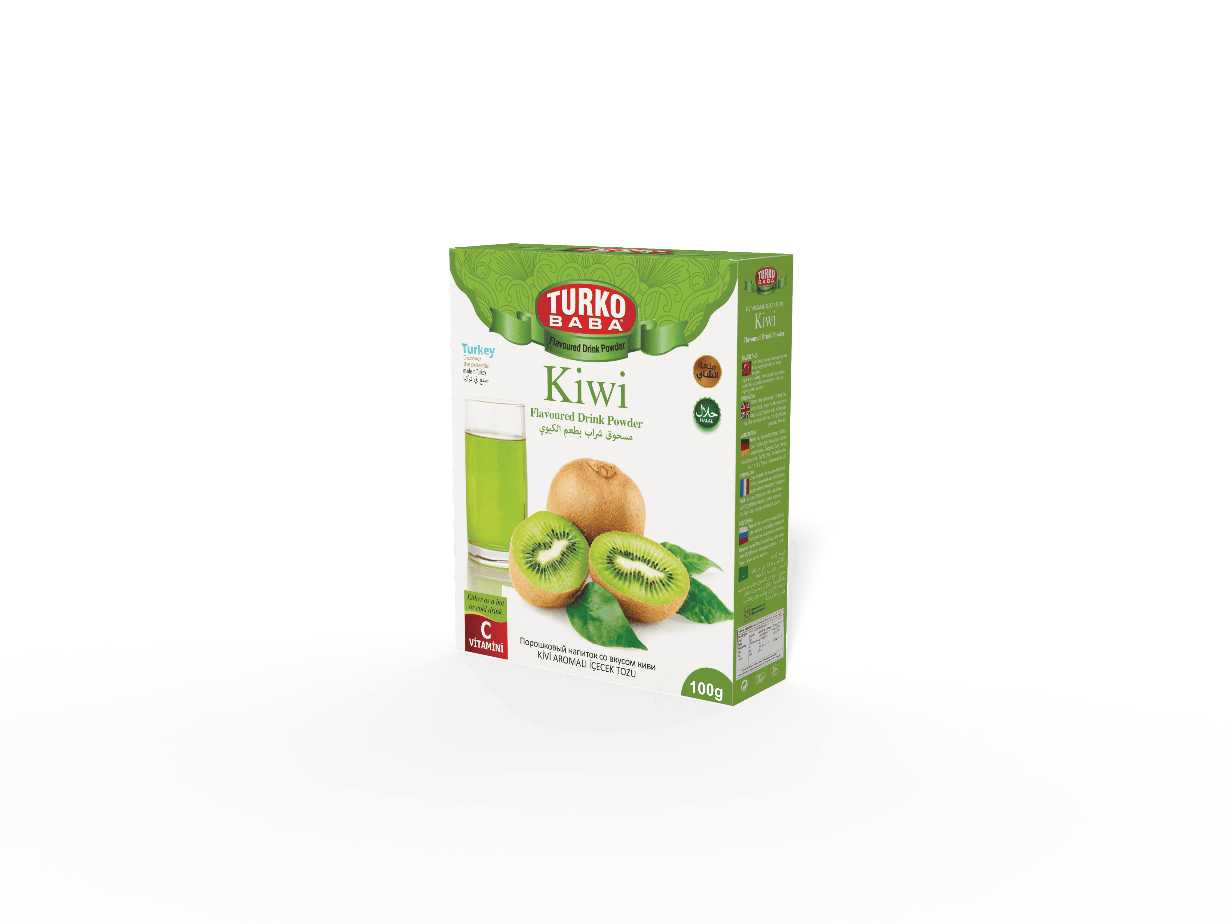 4'Lü Kivi Aromalı Toz İçecek ( 300 Gr )