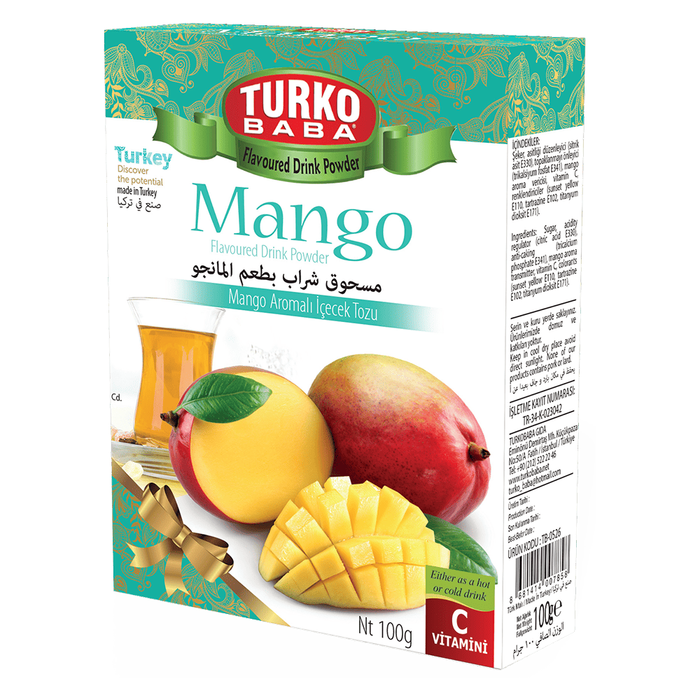 4'Lü Mango Aromalı Toz İçecek ( 300 Gr )