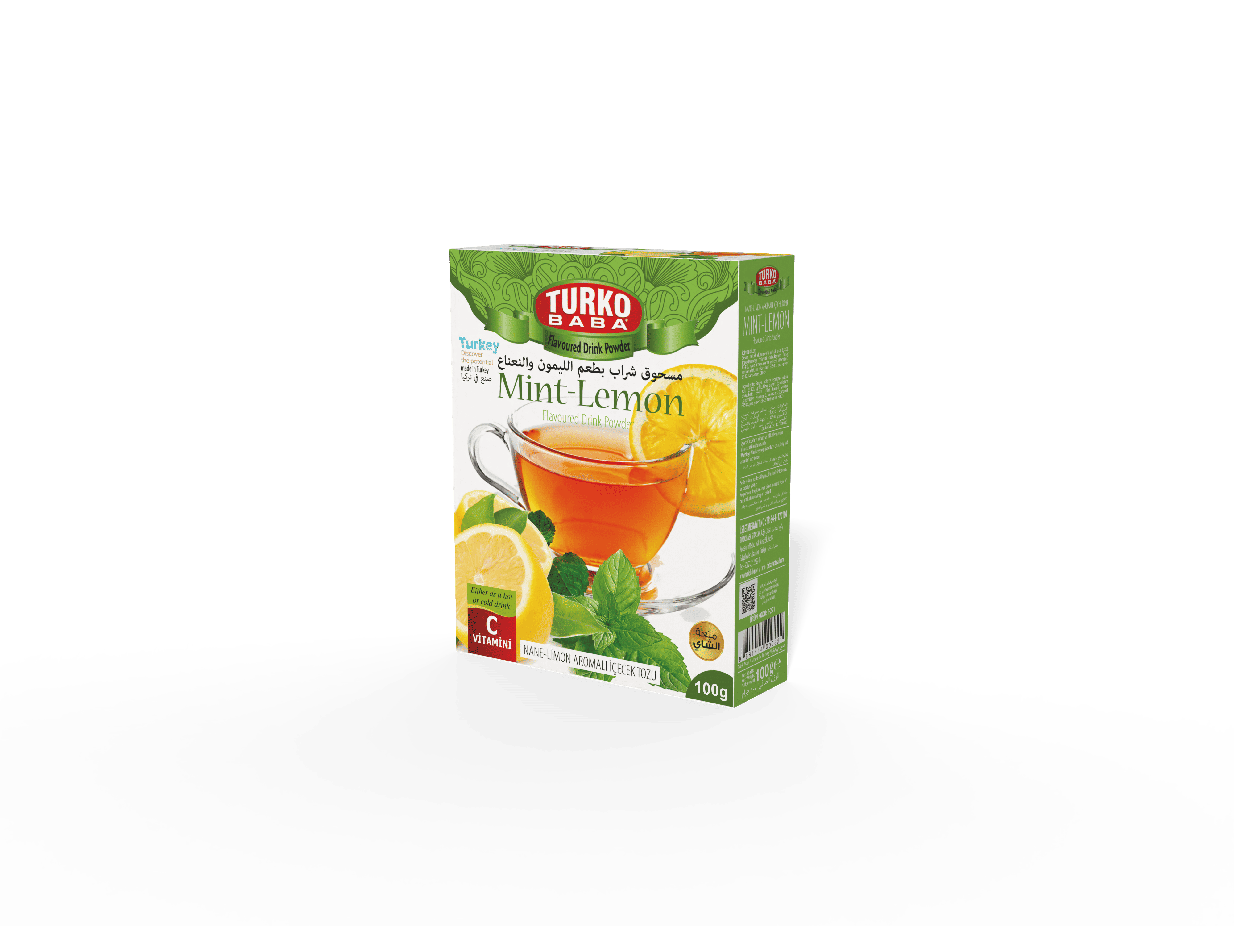 4'Lü Nane Limon Aromalı Toz İçecek ( 300 Gr )