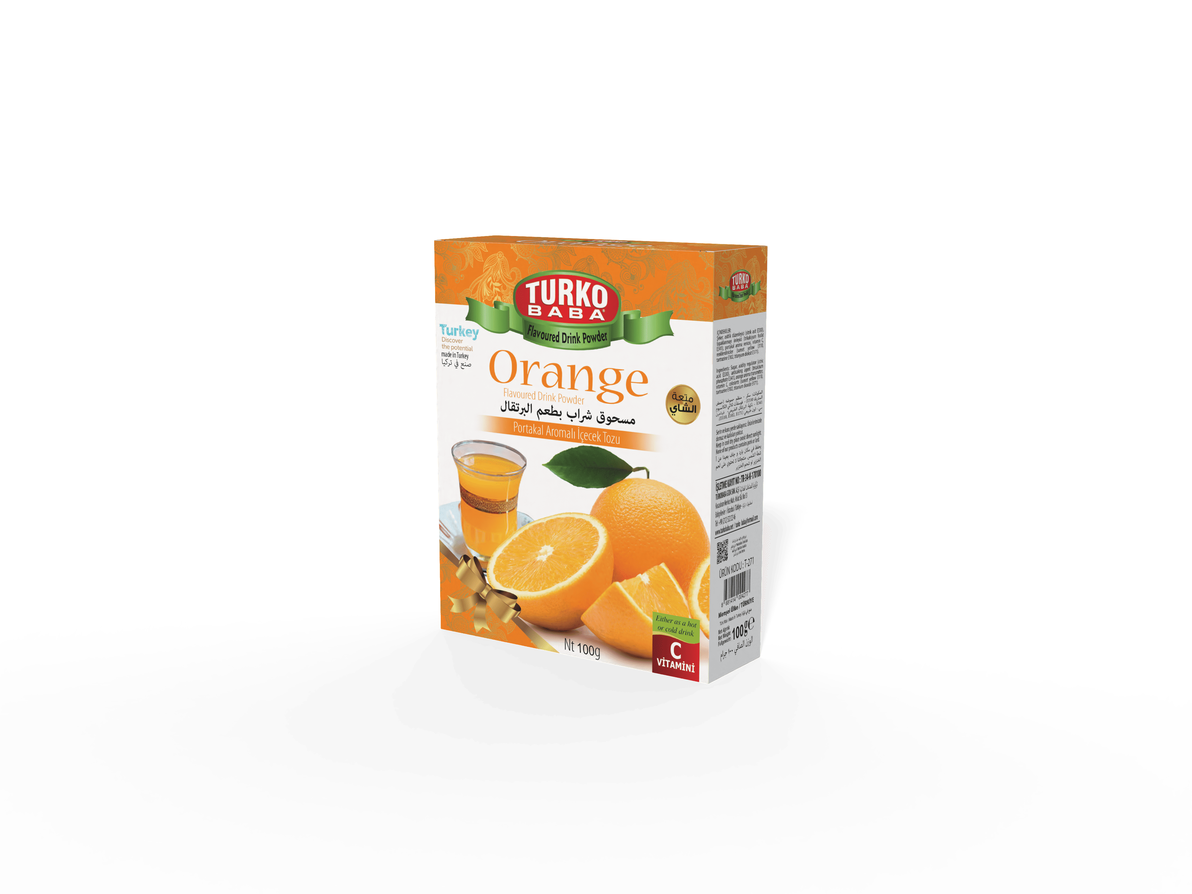 4'Lü Portakal Aromalı Toz İçecek ( 300 Gr )