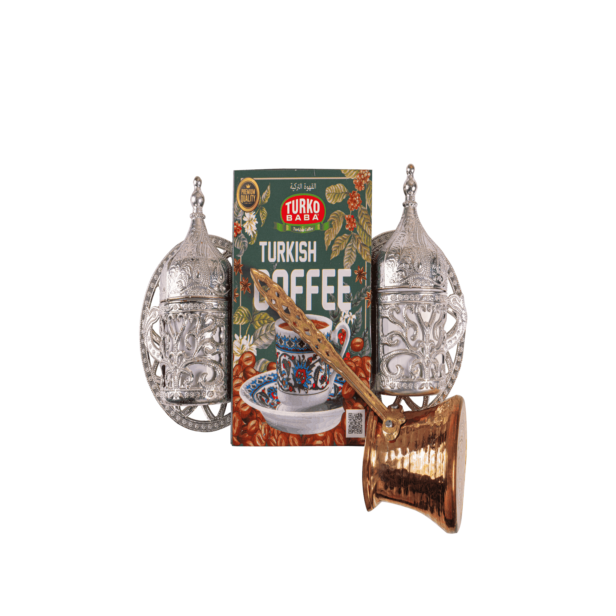 Bakır Cezveli Kahve Seti