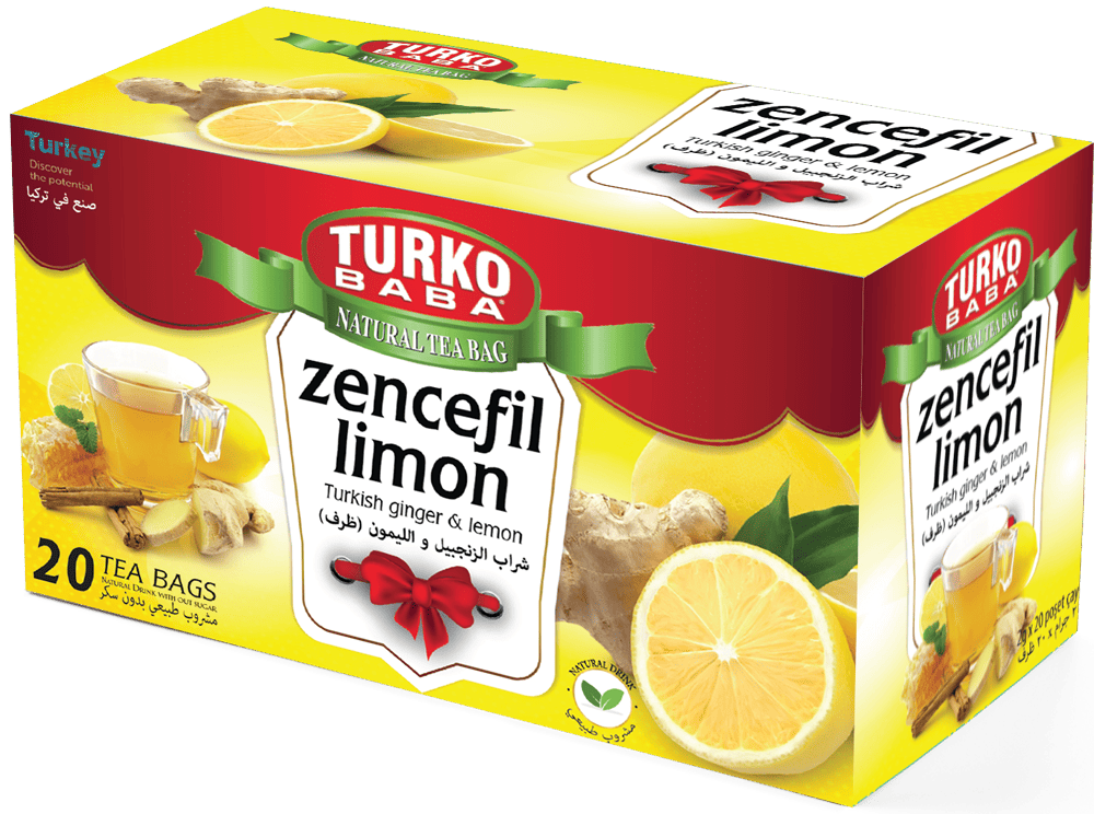 8'Li Sallama Zencefil Limon Çayı