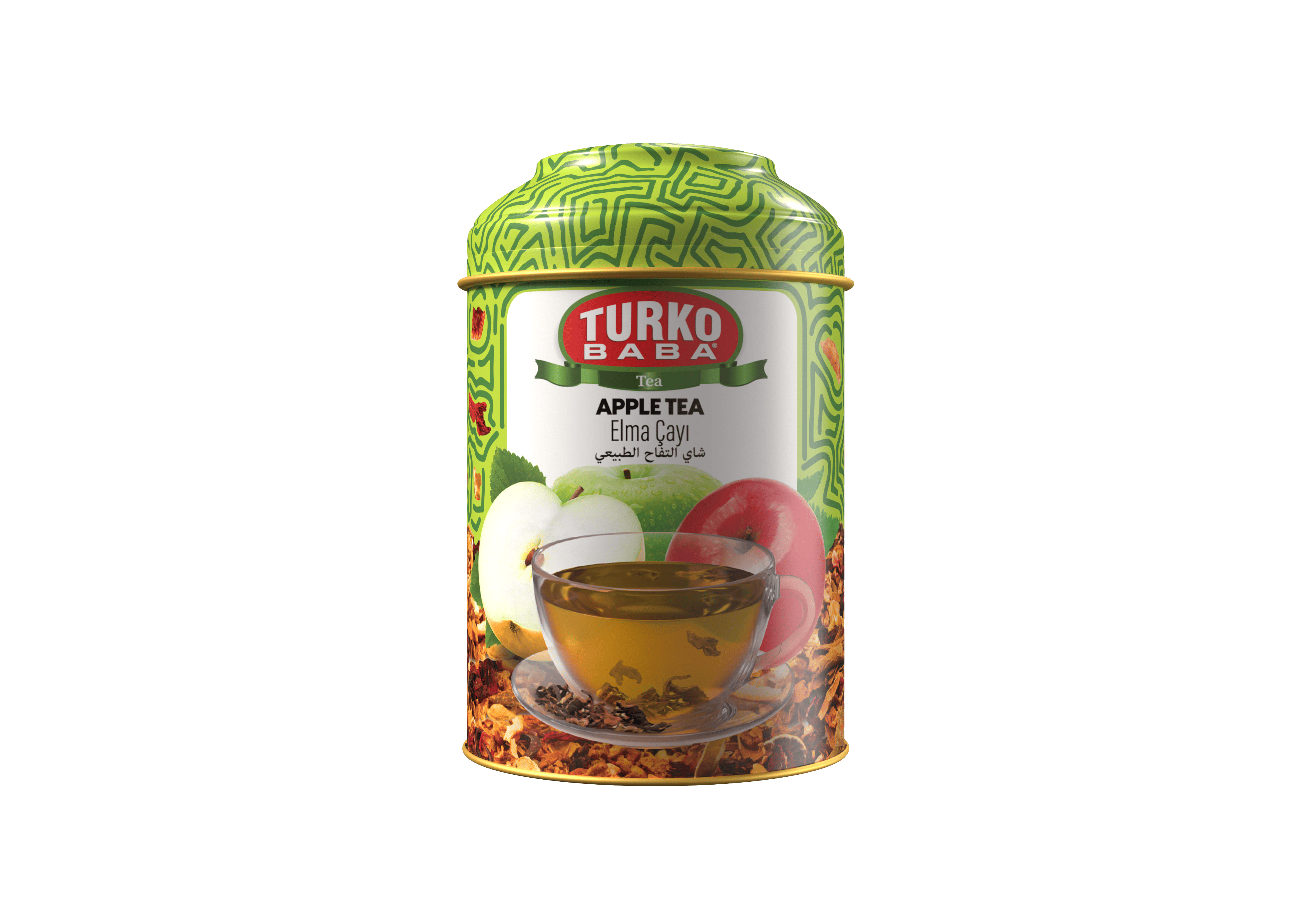 4'Lü Orjinal Elma Çayı Teneke ( 100 Gr )