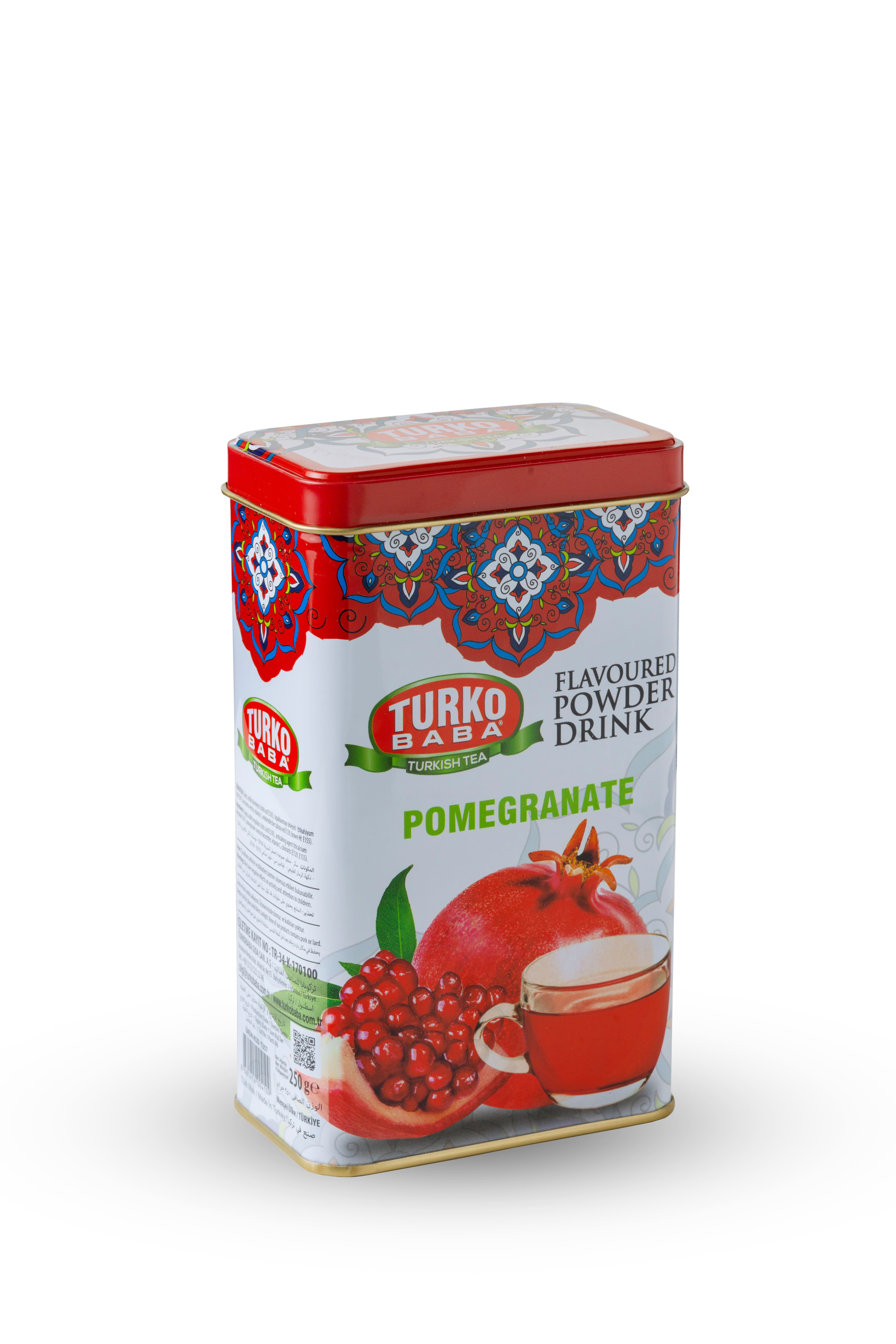 4'Lü Nar Aromalı Teneke Toz İçecek ( 250 Gr )